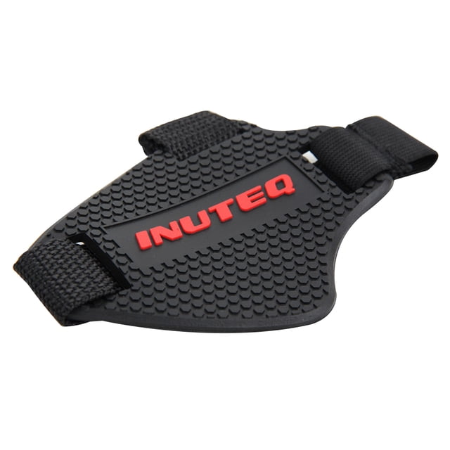 Yuarrent Palanca de cambios para motocicleta, Protector para zapatos de montar, resistente al desgaste, antideslizante, almohadilla para cambio Ciclismo negro rojo