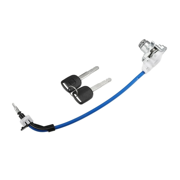 Unique Bargains 1 Set Door Lock Cylinder with Cable with Keys for Honda Accord 2011-2012 No.72185TA0A01