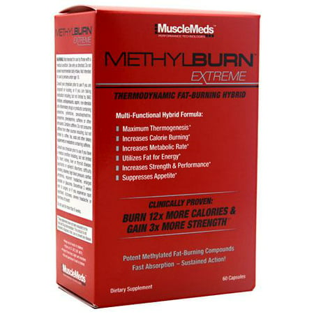MUSCLE MEDS MethylBurn Extreme - 60 Capsules