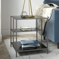 thumbnail image 2 of Henn&Hart 20" Gunmetal Gray Metal Side Table, 2 of 8