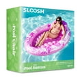 thumbnail image 5 of SLOOSH Inflatable Pool Float Lounge, 70" x 50" Oval Suntan Tub Floatie for Adults & Kids, Tanning Pool Lounge Raft Floats, Personal Pool Lounger for Summer Water Party, 5 of 8