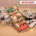 thumbnail image 3 of Wooden Christmas Pendant Merry Christmas Decoration for Home 2023 Navidad Xmas Tree Hanging Ornaments Kids Gifts New Year 2024, 3 of 5