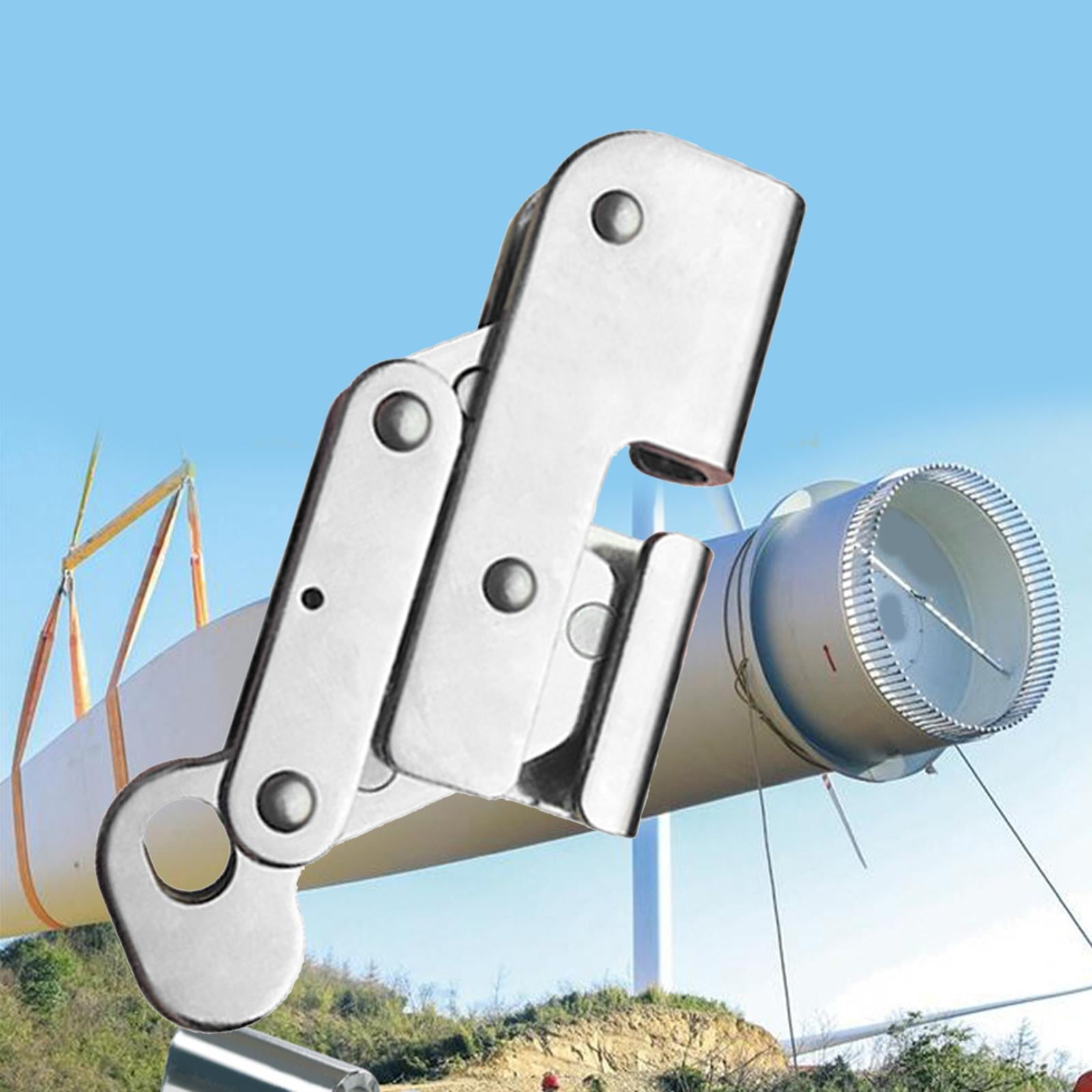 Rock Climbing Rope Grab, 15KN Heavy Duty Self Locking Fall Arrester , Caving Rescuing Pulley Safety Gear , No Rebar Hook