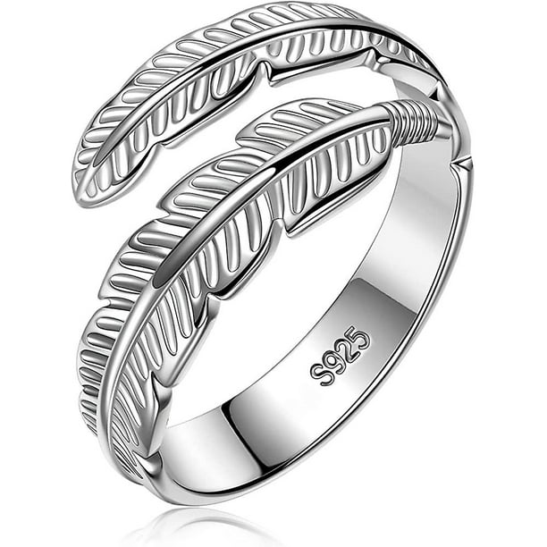 Platinum over sterling store silver rings