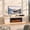 White for 80", variant on Anrist Electric Fireplace TV Stand for TVs up to 80" with LED Lights & 4 AC Power Outlets, TV console for Living Room, White, Ship in 2 Boxs