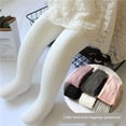 thumbnail image 4 of JFBUJC 2024 Spring Knitted Baby Pantyhose For Girls Twist Children Bottom Toddler Kid Girl Ribbed Stockings, 4 of 5