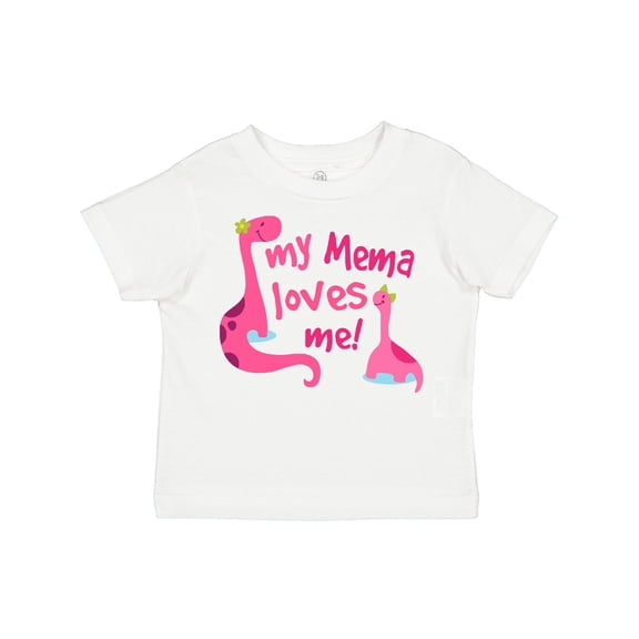 Inktastic My Mema Loves Me Girls Girls Toddler T-Shirt