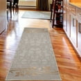 thumbnail image 2 of Floral Decorative Rug, Romantic Royal Leaf Pattern Yellow Colored Blossoming Branch Leaves Art, Quality Carpet for Bedroom Dorm and Living Room, 6 Sizes, Pale Eggshell, by Ambesonne, 2 of 2