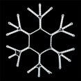 thumbnail image 2 of Novelty Lights 36" Christmas Snowflake LED Rope Light Sculpture, Pure White, 2 of 2
