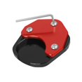 thumbnail image 3 of jiaping Motorcycle Side Stand Foot Enlarger Hot Pavement Anti Sinking Extension Enlarger red, 3 of 7