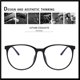 thumbnail image 5 of Sonducket Gafas de ordenador con luz azul a la moda, gafas de juego regulares transparentes, gafas para mujer, gafas para mejorar la comodidad, gafas Lentes negro, 5 of 7