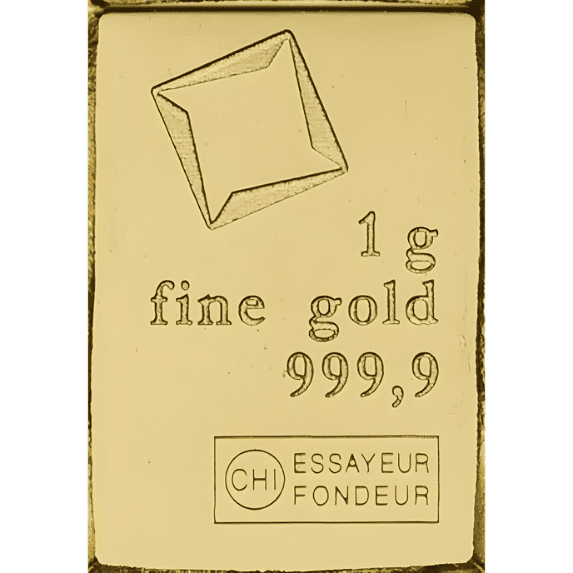 Valcambi 1 Gram Gold Bar Breakable