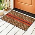thumbnail image 1 of DouZhe Paisley Tartan Rugs Doormat, Non-Slip Machine Washable Carpets Floor Door Mat , 36" x 24", 1 of 6
