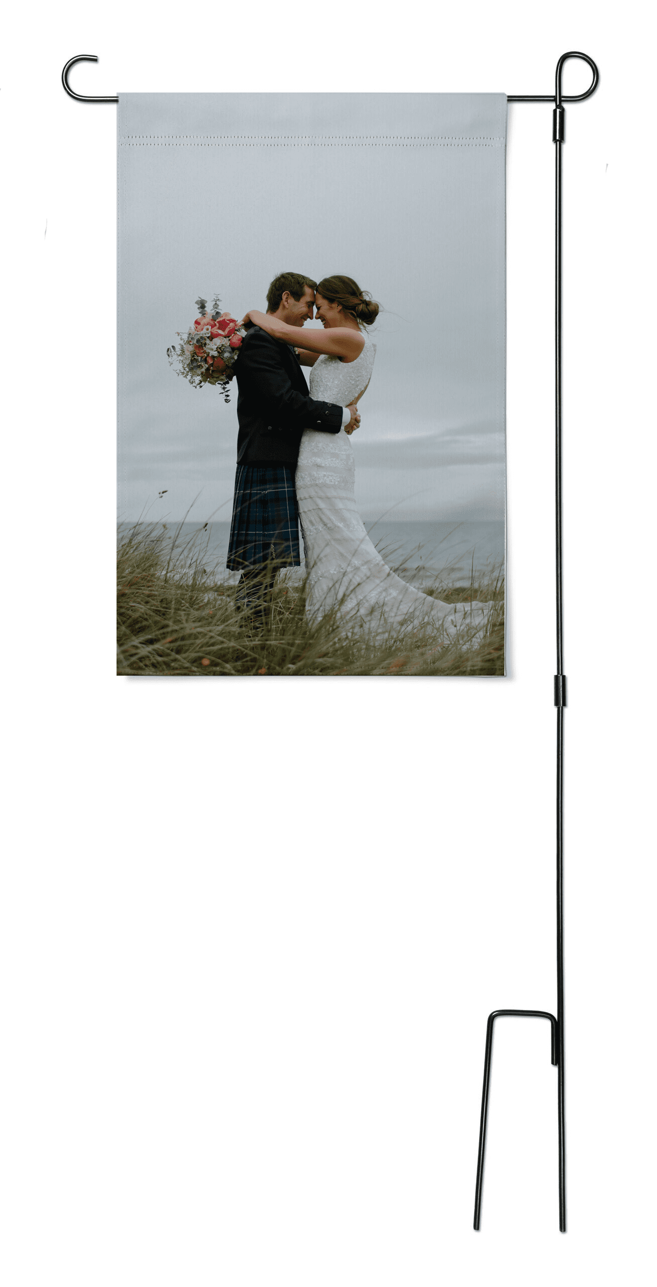 Your Design Your Flag Personalized Yard Flag Custom Outdoor Garden Flag with Iron Stake Double-Sided Polyester Lawn and Porch Décor Weather-Resistant Fade-Proof