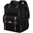 thumbnail image 1 of Mochila para portátil FALANKO para mujer de 15.6 pulgadas con puerto USB negra, 1 of 7