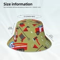 thumbnail image 6 of Naloa Cartoon Fire Truck Reflective Double-Sided Bucket Hat, Sun Hat, Soft and Breathable for Gardening, Beaching, Camping, Hiking, Fishing, 6 of 9