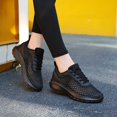 thumbnail image 5 of Women's Breathable Mesh Sneakers Fashion Lace Up Comfortable Lightweight Walking Shoes For Ladies Casual Athletic Footwear, 5 of 9