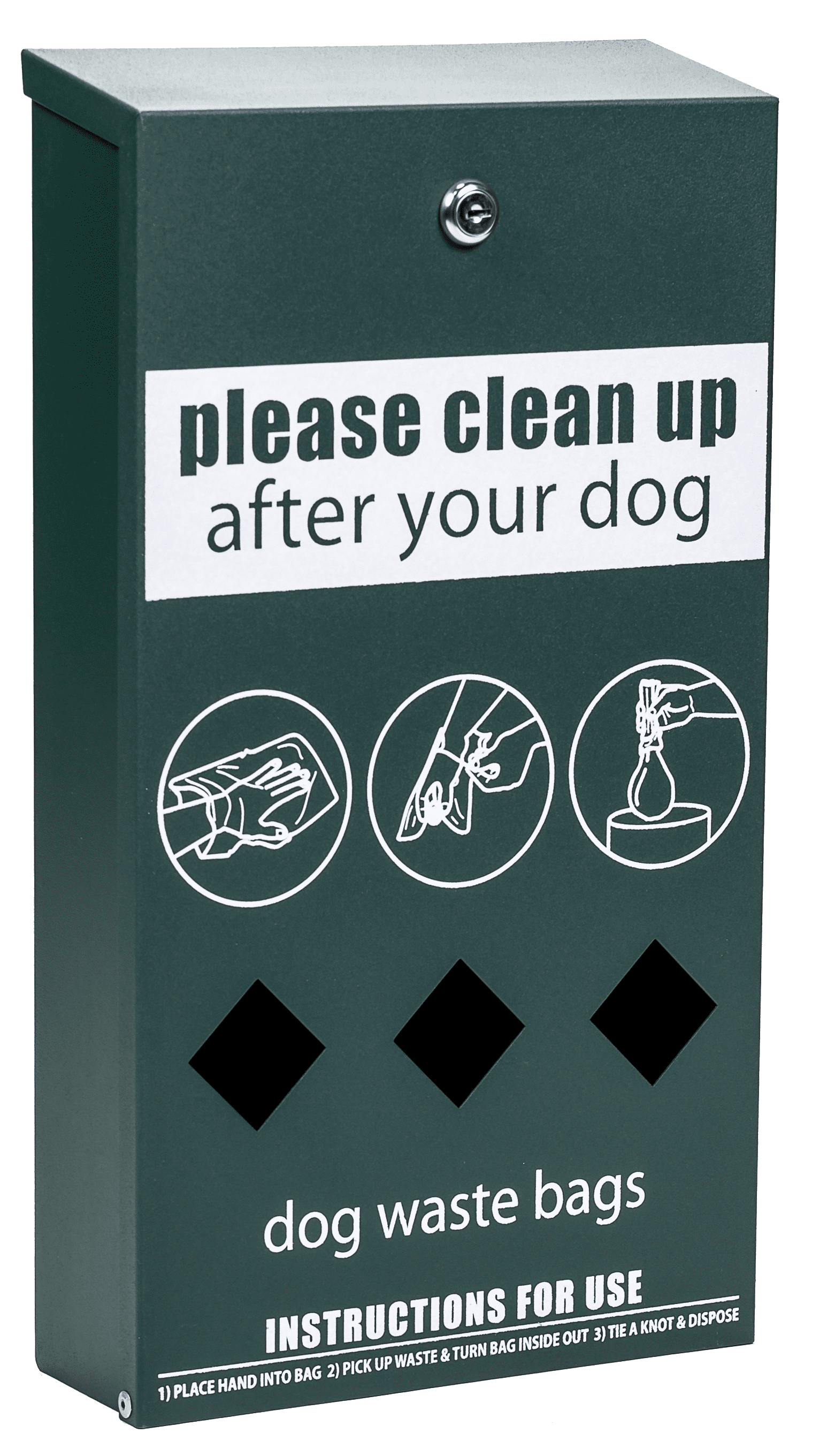 Pet Waste Station / Dog Waste Stations - Everything Included - Free 400 dog waste bags and 25 can liners