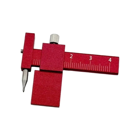 High Accuracy Parallel Line Scribers For Model Crafting With Adjustable Width And Solid Aluminum Alloy Construction