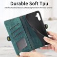 thumbnail image 5 of For Samsung Galaxy A23 5g Geometric Zipper Wallet Side Buckle Leather Phone Case(pink), 5 of 5