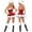SDQ1-Christmas Gifts-Red, variant on Womens Claus Santa Christmas Costume Dress Sleeveless Strapless Xmas Mini Dress with Plush Santa Hat