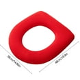 thumbnail image 3 of ZZkhGO Universal Toilet Seat Cushion, O Shape Washable Knitted Toilet Cover, Soft Fleece Bathroom Seat Cushion for Home Comfort, 3 of 5