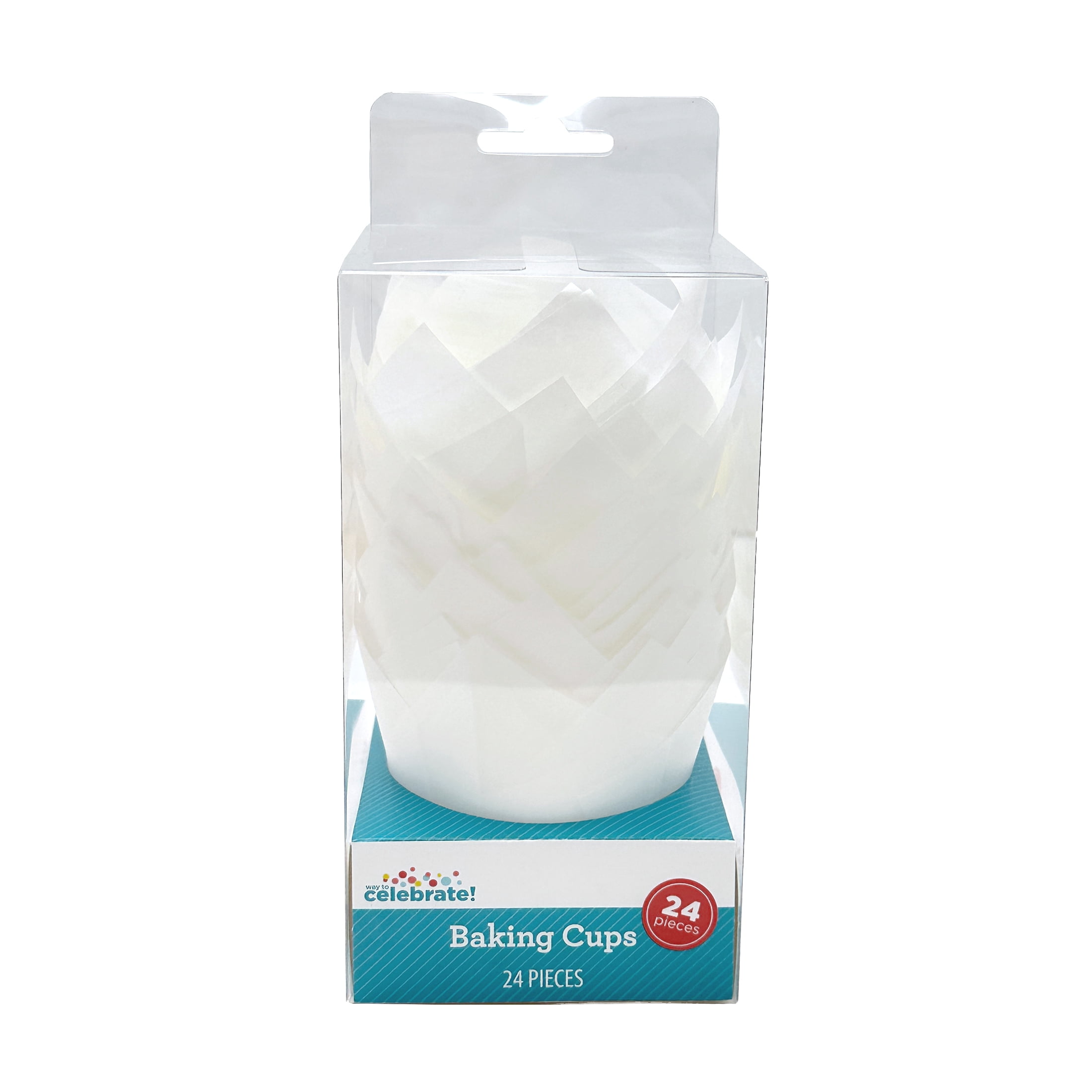 White Tulip Baking Cups, 24 Count, by Way To Celebrate
