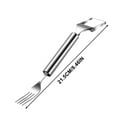 thumbnail image 3 of 2-In-1 Stainless Steel Fruit Cutter,Fruit Cutter Tools,Upgrade Watermelon Fork Slicer Cutter Slicer Tool,Dual Head Fruit Forks Slicer Knife,Summer Watermelon Fruit Cutting Home Kitchen Gadgets, 3 of 9