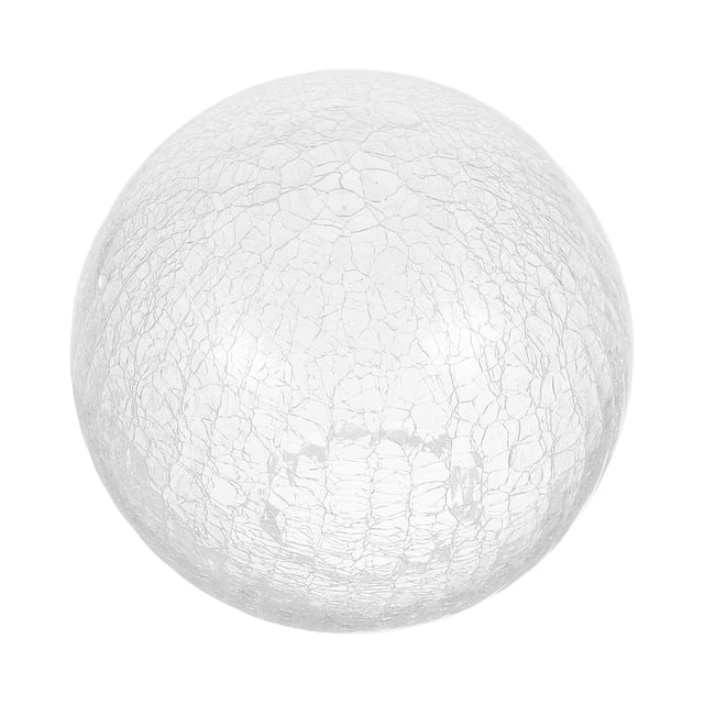 Shisuyan Glass Lamp Shade Clear Glass Cover Replacements for Lighting Fixtures Cracked Pattern Lampshade