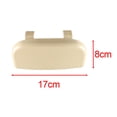 thumbnail image 4 of Estuche para gafas de visera de coche, caja de almacenamiento para gafas de sol, accesorios interiores para coche Beige, 4 of 6