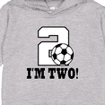 thumbnail image 3 of Inktastic 2nd Birthday Soccer Toddler Hoodie, 3 of 4