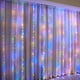 thumbnail image 5 of Cortina de luces LED RGB de 3 x 3/2/1 m, decoración navideña, para casa, dormitorio, boda, guirnalda de hadas, lámpara con enchufe USB y control remoto, 5 of 5