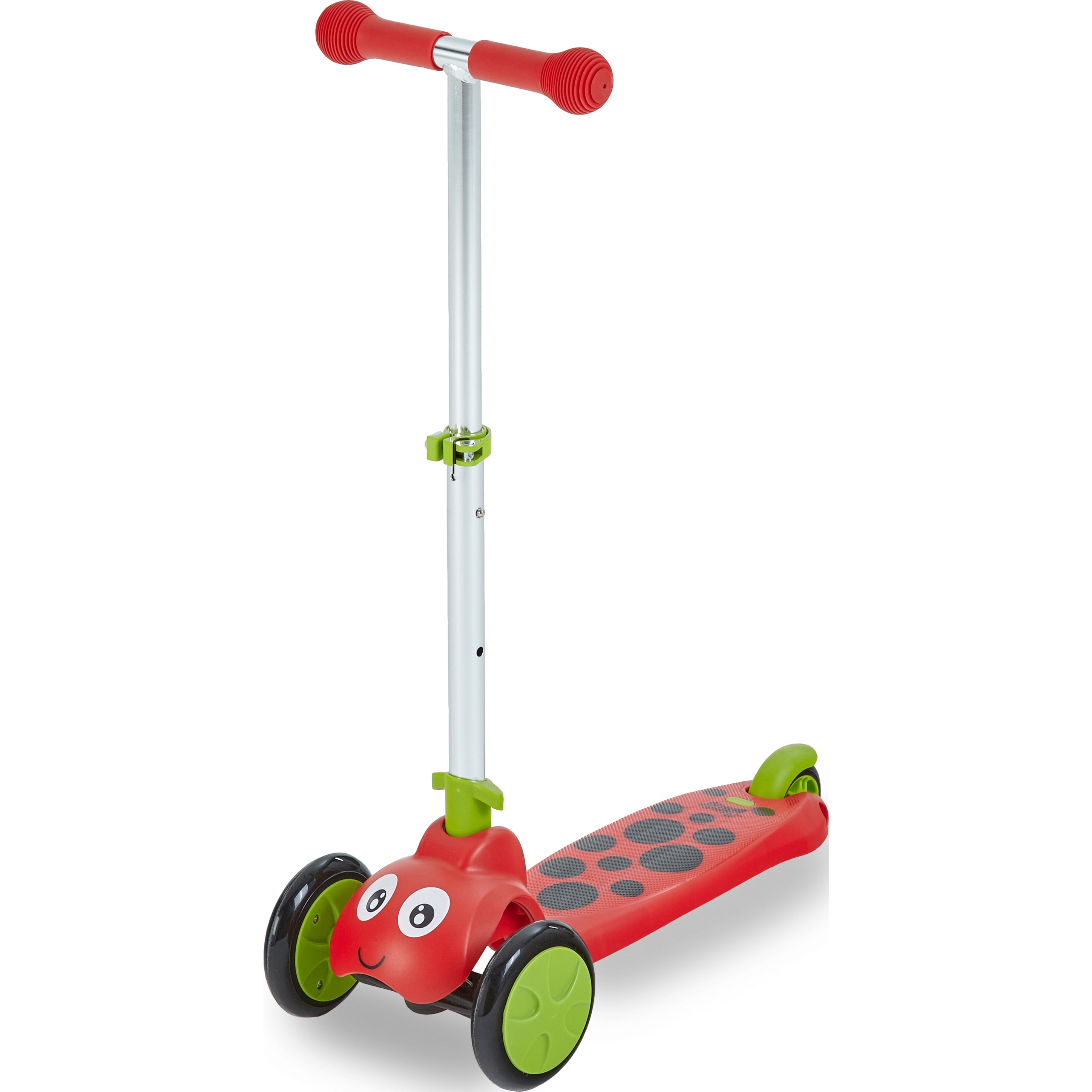 Scootie Bug 3Wheel Folding Scooter, Red Lady Bug/Spotty