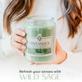 thumbnail image 6 of Havenwick Wild Sage Soy Blend 22-oz Large Jar Candle, Long Lasting 110-130 Hour Burn Time with Single Cotton Wick, Relaxing Scented Candles for New Home Gift & Housewarming Parties, 6 of 8