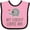 Pink and Black, variant on Inktastic My Daddy Loves Me Boys or Girls Baby Bib