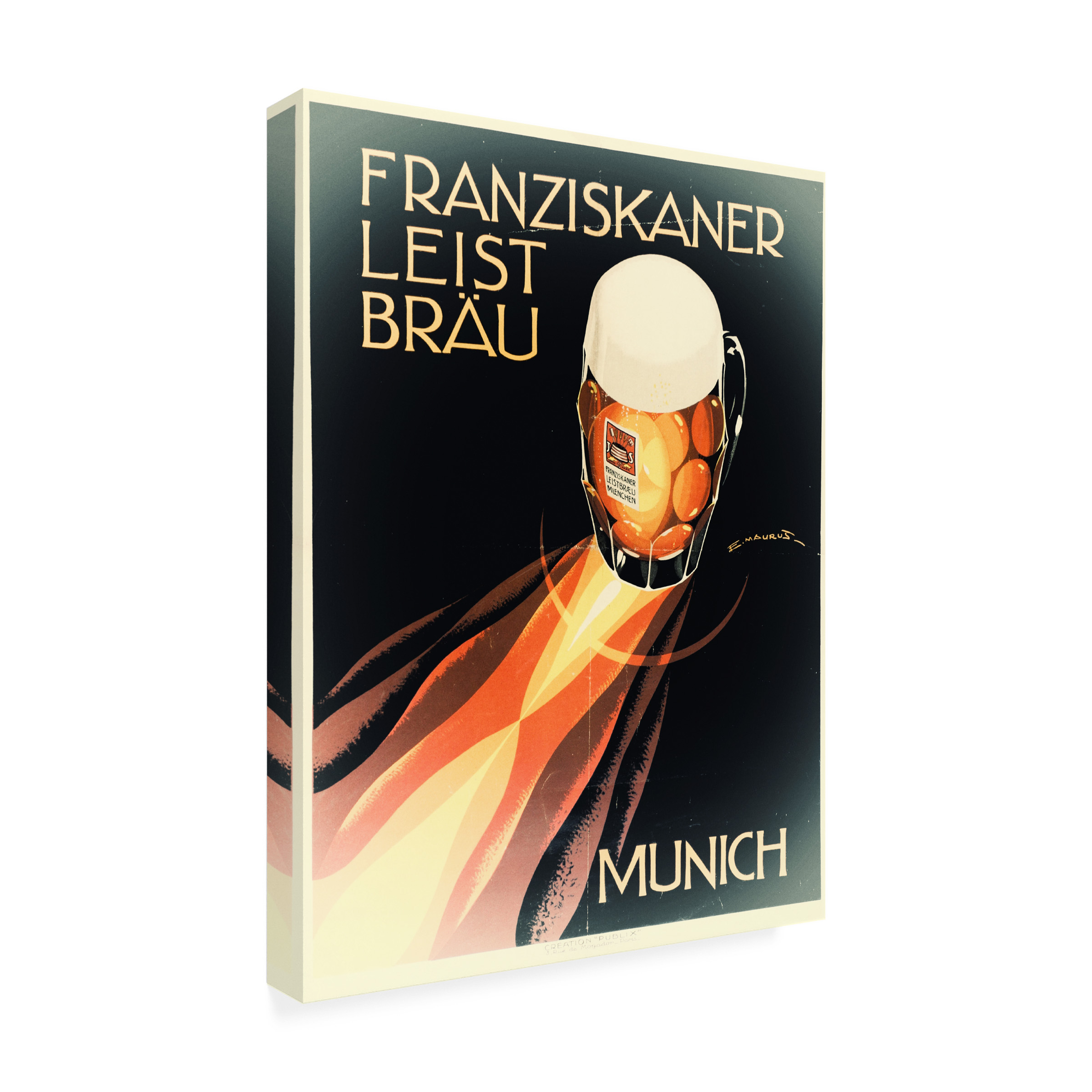 Trademark Fine Art 'Beer Munich' Canvas Art by Vintage Apple Collection