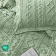 thumbnail image 3 of U by Bedsure Tufted Boho Comforter Set, 3 Pieces Farmhouse Shabby Chic Embroidery Bed Set, Soft Jacquard Comforter for All Seasons,King,Aqua Gray, 3 of 6