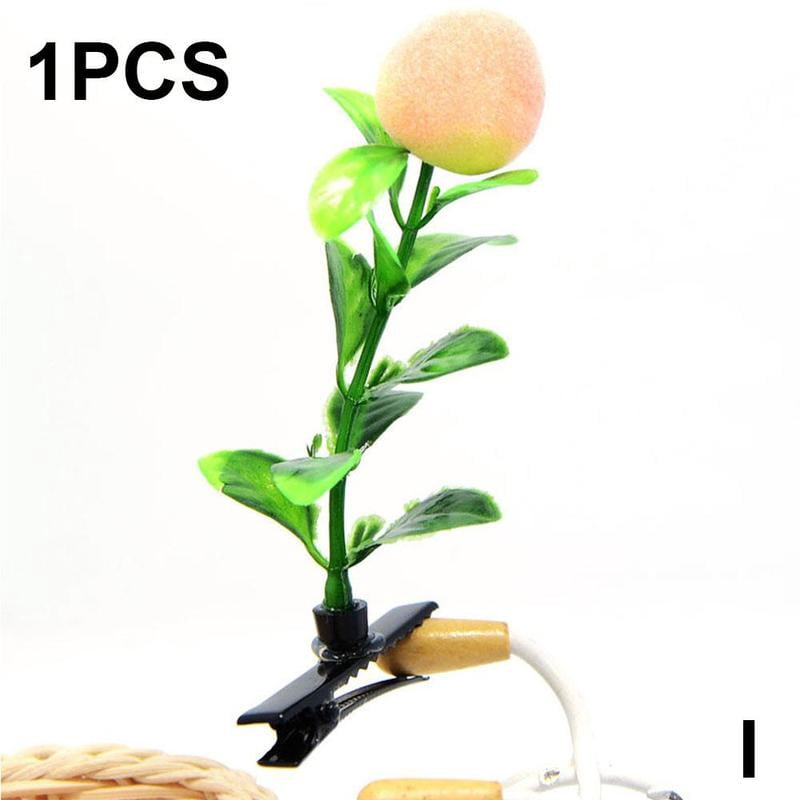 Mini Bean Sprouts Hairpins Kids Sweet Girls Plant Grass Hairpins N9Z0 Z4R6 Claw E4Q2