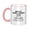 Pink-2, variant on Left Handed Lefty Novelty Coffee Mug 11oz - Home & Office Use, Funny Gag Gift for Lefties(Pink-2)