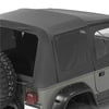 88-95 Jeep Wrangler Incl Tinted Windows Supertop Replacement Soft Top-Black Denim