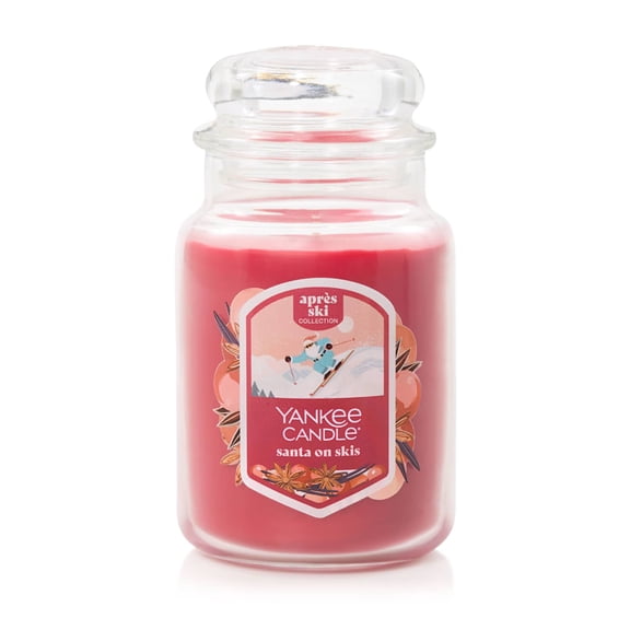 Yankee Candle Santa on Skis Original Large Jar Scented Candles, 22 oz