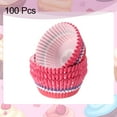 thumbnail image 3 of Uxcell 100 Contadores de Forros para Cupcakes, Vasos para Cupcakes de Tamaño Estándar, Forros de Muffins, Papeles para Hornear, Envolturas a Prueba de Grasa, Corazón Rosa, 3 of 6