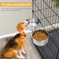 thumbnail image 3 of Cuenco de agua y comida para mascotas Yummy Sam de acero inoxidable, 2 unidades, 3 of 7