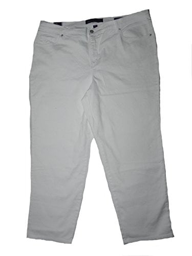 gloria vanderbilt amanda jeans white