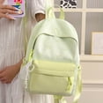 thumbnail image 6 of Girls Backpack Patchwork Bow Backpack Lightweight Casual Student Daypack Versatile Everyday Carry Green One Size, 6 of 9