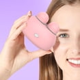 thumbnail image 4 of Limpiador de lentes de contacto, máquina de limpieza de lentes suaves recargable automática portátil ultrasónica, color rosa, 4 of 12