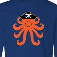 thumbnail image 4 of Inktastic Pirate Octopus Kids Funny Long Sleeve Youth T-Shirt, 4 of 5