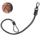 thumbnail image 2 of Desiderio 1 pieza de cordón trenzado para teléfono móvil, soporte largo para tarjeta de autobús para cámara y correa para el cuello, negro, 2 of 5