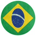 thumbnail image 3 of Brazilian Flag Round Carpet Circle Rug Outdoor Patio Area Rug Washable Large Area Rugs Hallway Room Decor Fitness Mats, 3 of 8