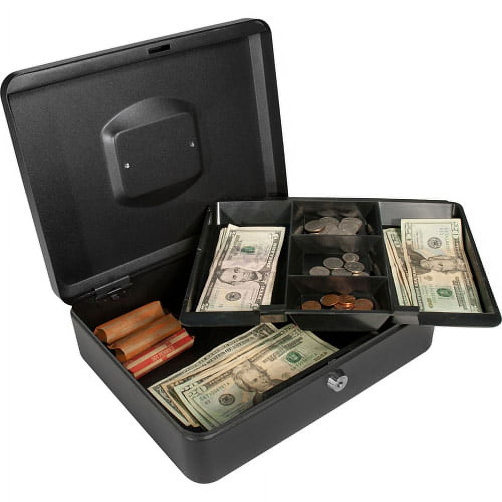 Barska Large Cash Box with Key Lock